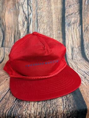 Lockheed Martin Aerospace Trucker Hat Blue Snapback Mesh Cap 1990s Vintage